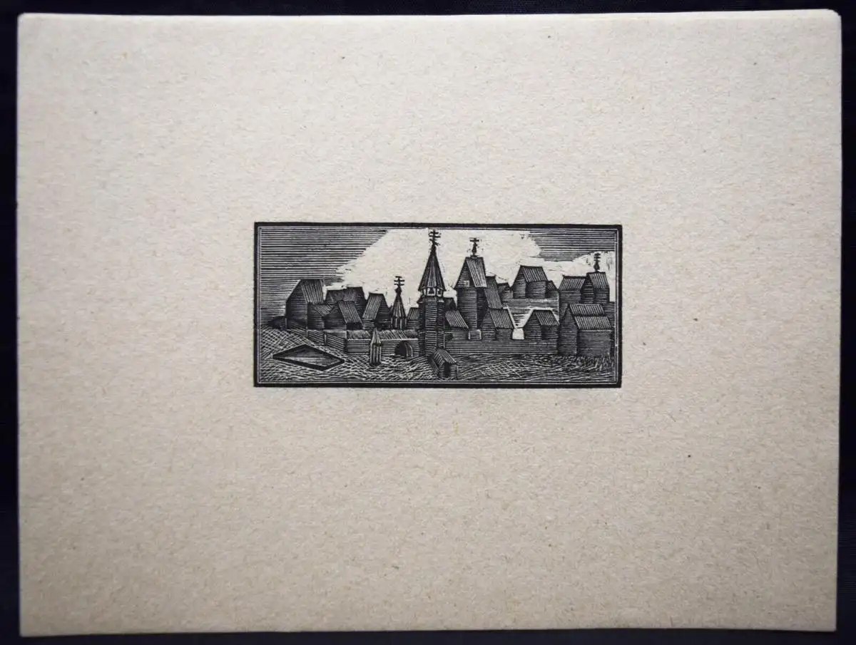 Masjutin - 11 Orig.-Woodcuts -  RUSSIAN AVANTGARDE Alt-Petersburg - 1923 5