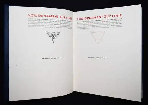 Insel-Verlag – Brinks u. Seuss, Vom Ornament zur Linie BUCHKUNST JUGENDSTIL