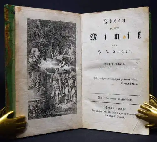 Engel, Ideen zu einer Mimik. 1785-1786 PHYSIOGNOMIE THEATERGESCHICHTE