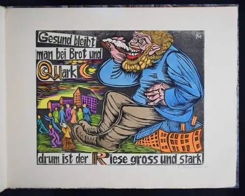 Felixmüller, Conrad. ABC 1925 NUM 1/100 EIGENHÄNDIG KOLORIERT u. SIGNIERT!