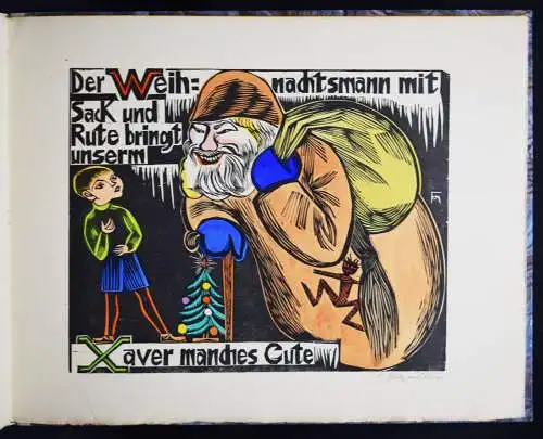 Felixmüller, Conrad. ABC 1925 NUM 1/100 EIGENHÄNDIG KOLORIERT u. SIGNIERT!