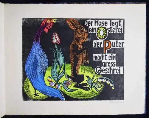 Felixmüller, Conrad. ABC 1925 NUM 1/100 EIGENHÄNDIG KOLORIERT u. SIGNIERT!