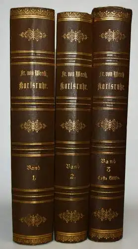 Weech. Karlsruhe 1895-1904 BADEN-WÜRTTEMBERG BADENIA ORTSGESCHICHTE