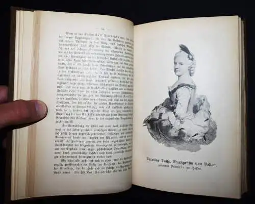 Weech. Karlsruhe 1895-1904 BADEN-WÜRTTEMBERG BADENIA ORTSGESCHICHTE