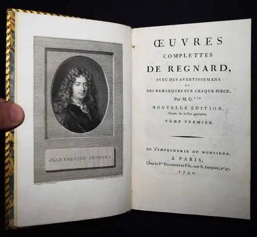 Regnard, Oeuvres complettes - 1790 GESAMTAUSGABE THEATER