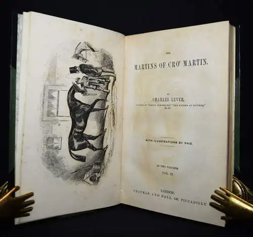 Lever, The Martins of Cro’ Martin - 1856 - Illustrations by Phiz  - IRELAND