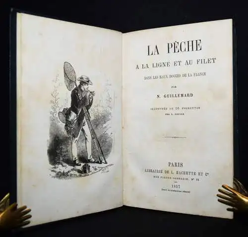 Guillemard, La peche a la ligne et au...1857 - CAPTURE DE POISSONS ANGELN FISCHE