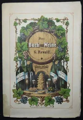 Rawald, Das Buch vom Wein 1856 ÖNOLOGIE WEINBAU