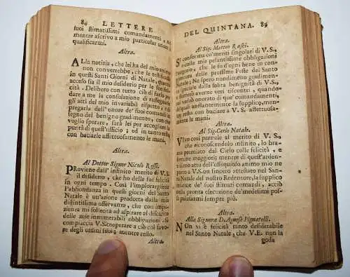 PRACHTVOLLER ITALIENISCHER BAROCK-EINBAND - 1772