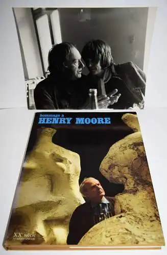 Lassaigne, Hommage à Henry Moore + ORIG.-PHOTORAPHIE Rom, Citta di Castello 1972