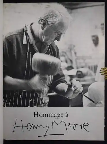 Lassaigne, Hommage à Henry Moore + ORIG.-PHOTORAPHIE Rom, Citta di Castello 1972