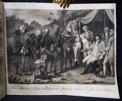 Zimmermann, Taschenbuch der Reisen - 1802 KARIBIK JAMAIKA KALENDER