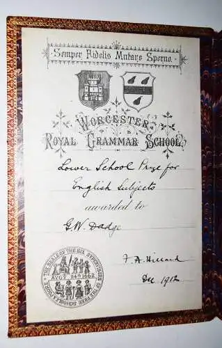 Brooke-Hunt, Lord Roberts - 1907 ERSTE AUSGABE LUXUS-MAROQUIN-HANDEINBAND