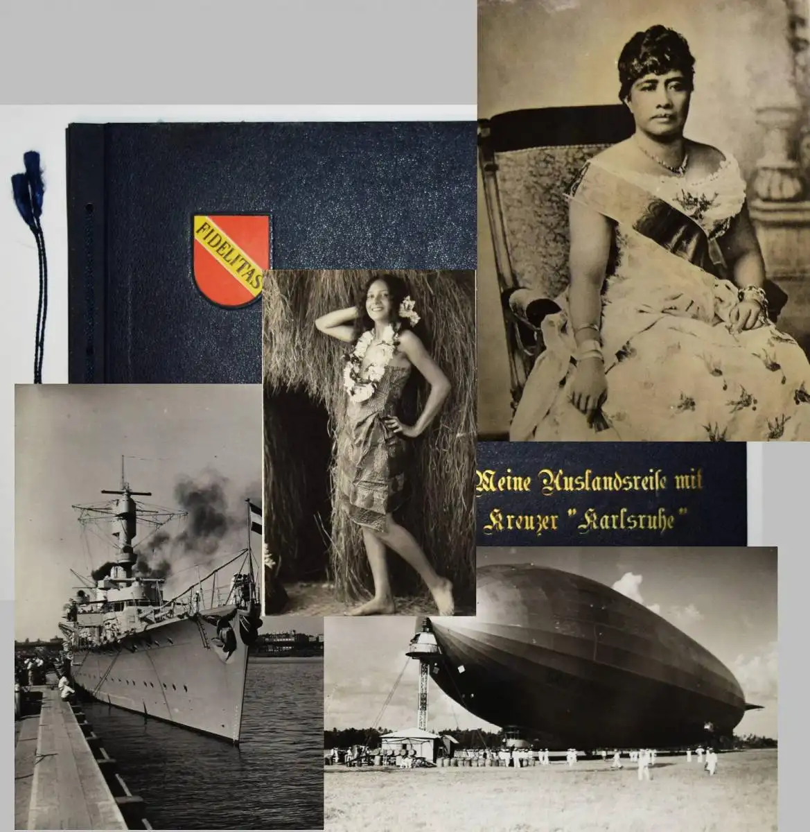 Meine Auslandsreise mit Kreuzer „Karlsruhe“ mit 163 ORIG.-PHOTOS WELTREISE 1932 0