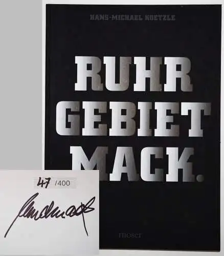 ULRICH MACK - Koetzle, Mack. Ruhrgebiet 1959 FOLIO - SIGNIERT NUMMERIERT 47/400