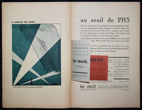 Iribe et Cocteau, Le Mot, No. 4 - 1915 AVANTGARDE ZEITSCHRIFT