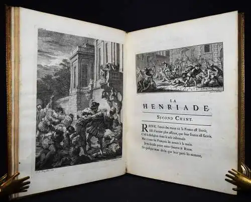 Voltaire. La Henriade - Londres (London) 1728 BAROCK-LITERATUR