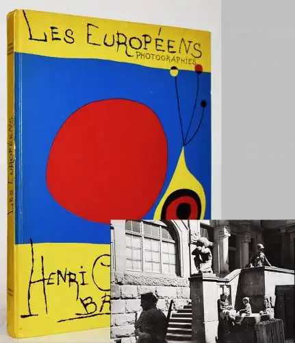 Cartier-Bresson, Henri. Les Europeens 1955 FIRST EDITION + ORIG.-PHOTOGRAPH