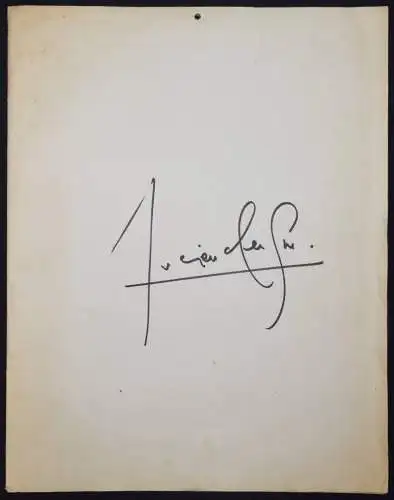 Tournier, Lucien Clergue - 1972 SIGNED NUM 1/40 + ORIG.-PHOTOGRAPH