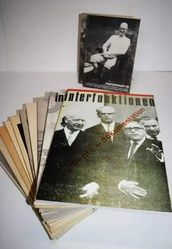 Interfunktionen. Zeitschrift...12 HEFTE  1968-1975 AVANTGARDE FLUXUS