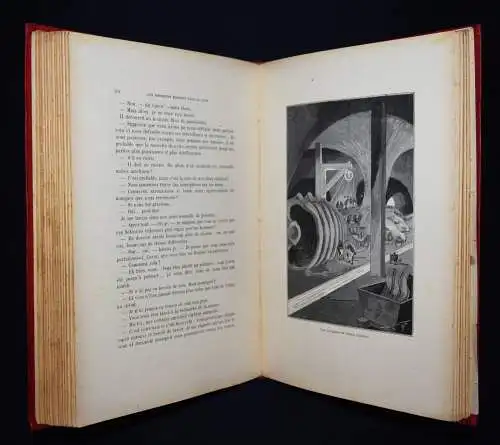 Wells, H. G. Les premiers hommes dans la lune 1901 RARE FIRST EDITION - UTOPIE
