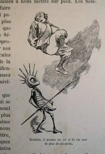 Wells, H. G. Les premiers hommes dans la lune 1901 RARE FIRST EDITION - UTOPIE