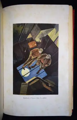 Wells, H. G. Les premiers hommes dans la lune 1901 RARE FIRST EDITION - UTOPIE