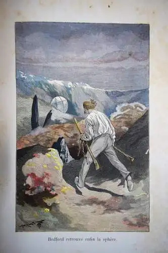 Wells, H. G. Les premiers hommes dans la lune 1901 RARE FIRST EDITION - UTOPIE