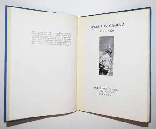 Miller, Lee. Wrens in camera - 1945 FIRST EDITION