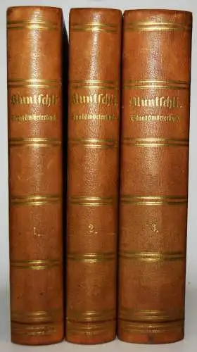 Bluntschli, Staatswörterbuch in drei Bänden 1869-1875 - STAATSRECHT