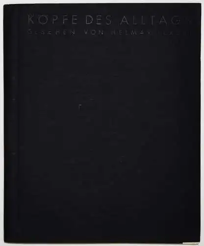 Lerski, Helmar. Köpfe des Alltags - 1931 FIRST PUBLICATION FIRST EDITION