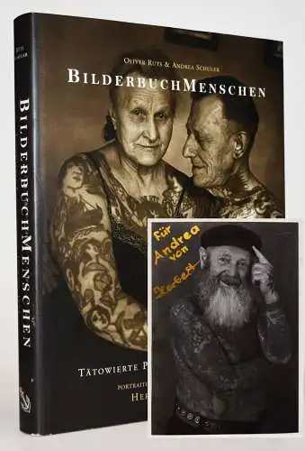 Hoffmann, Herbert. Bilderbuch Menschen SIGNIERT WIDMUNG + ORIG.-FOTO - Tattoos