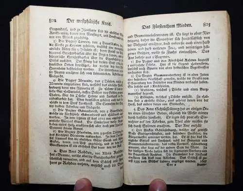Büsching. Neue Erdbeschreibung 1771 - HESSEN ÖSTERREICH BÖHMEN MÄHREN