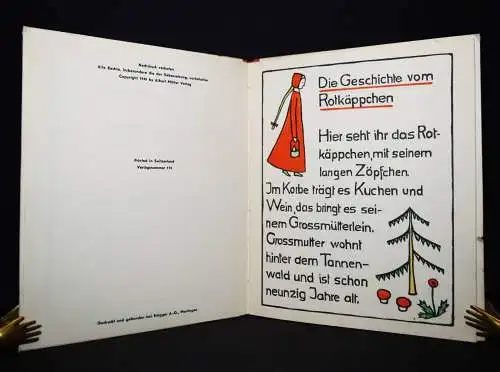 May, Walter. Geschichte vom Rotkäppchen - 1940 - SCHWEIZER KINDERBUCH