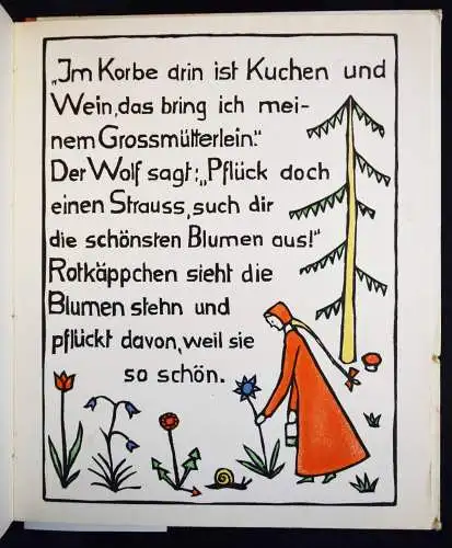 May, Walter. Geschichte vom Rotkäppchen - 1940 - SCHWEIZER KINDERBUCH