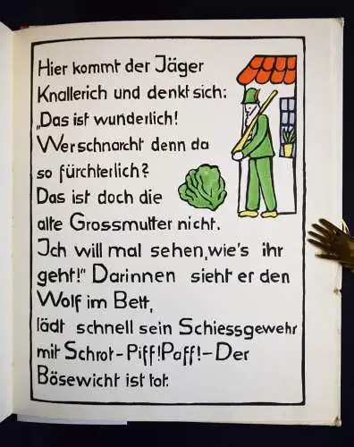 May, Walter. Geschichte vom Rotkäppchen - 1940 - SCHWEIZER KINDERBUCH