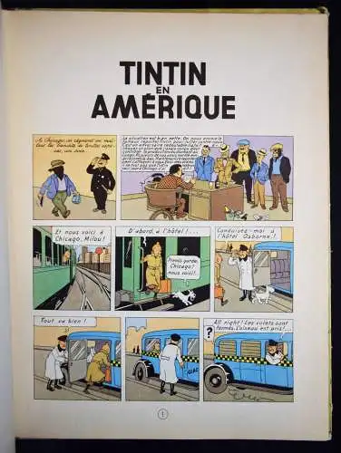 Herge, Tintin en Amerique. Casterman 1949 COMICS