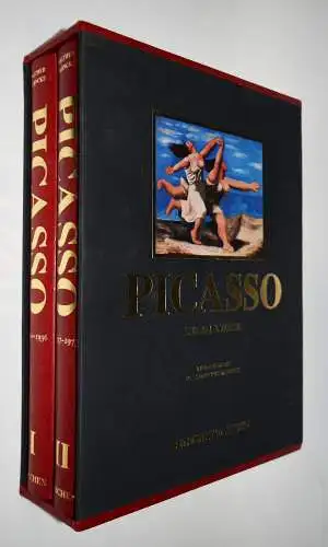 Warncke, Pablo Picasso 1881-1973.  2 BÄNDE GANZLEDER WERKVERZEICHNIS RAISONNE