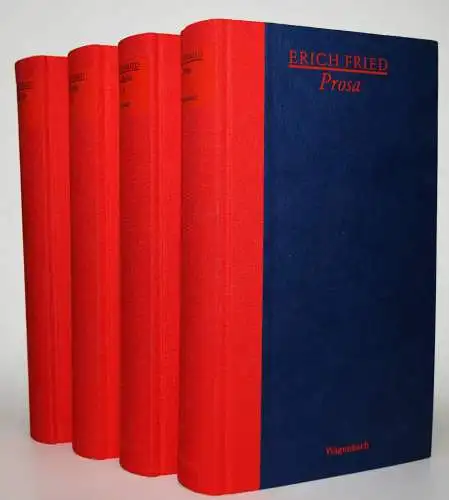 Fried, Erich. Gesammelte Werke - 1993 GESAMTAUSGABE LYRIK - NEUWERTIG