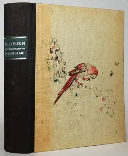 OSKAR LASKE -Defoe, Daniel. Robinson Crusoe. Berglandverlag 1946 ERSTE AUSGABE