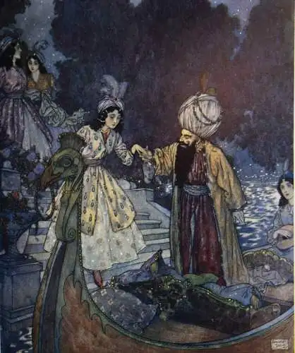 Grimm, Märchen. llustriert von EDMUND DULAC 1913 NUMMERIERT LUXUSAUSGABE