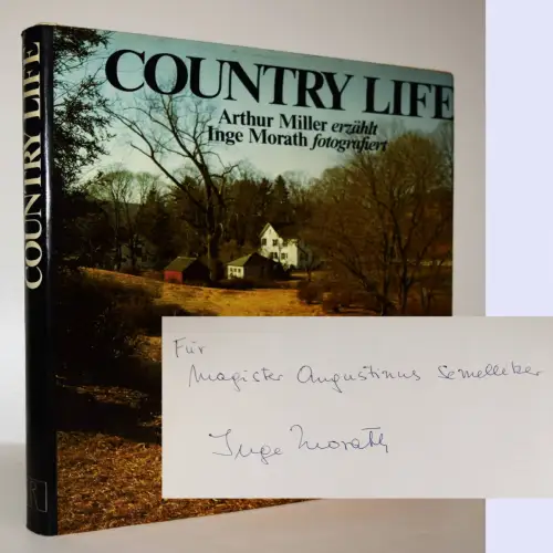 Inge Morath – Miller, Arthur. Country life 1977 SIGNIERT WIDMUNGSEXEMPLAR