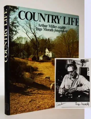 Inge Morath – Miller, Arthur. Country life 1977 + ORIG.-PHOTOGRAPHIE SIGNIERT