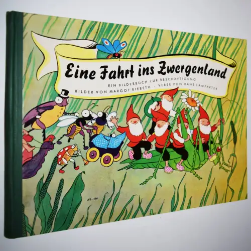 Lamparter, Hans. Eine Fahrt ins Zwergenland - 1954 SPIELBILDERBUCH ZWERGE