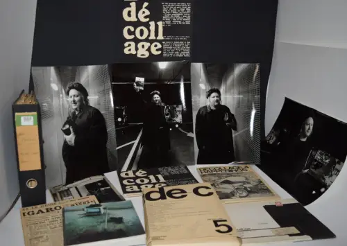 Vostell, Wolf. Decollage - Dé-Coll/age No. 1-7 + SIGNIERT + 4 ORIG.-FOTOS FLUXUS