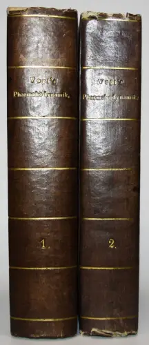 Vogt, Lehrbuch der Pharmakodynamik 1832 ARZEIMITTEL PHARMAKOLOGIE