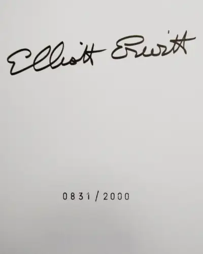 Erwitt, Elliott Erwitt SIGNED NUM 1/1500 - XXL SPECIAL EDITION IMPERIAL-FOLIO