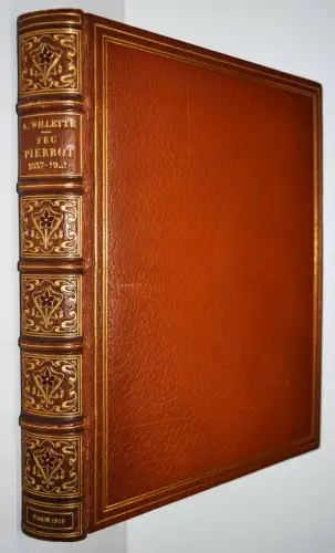 Willette, Feu Pierrot. 1857-19 ? NUM 1/50 SIGNED BINDING