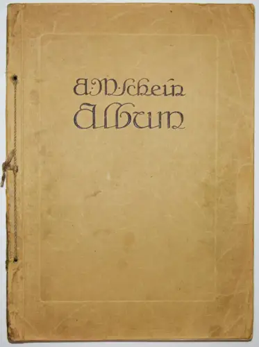 Schein, Album. Wien 1915 AKTFOTOGRAFIE