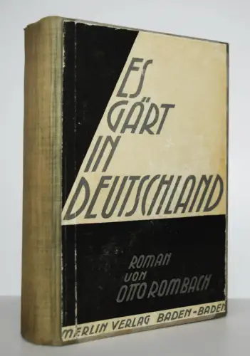 Rombach, Otto. Es gärt in Deutschland - 1929 ERSTE AUSGABE - POLITIK